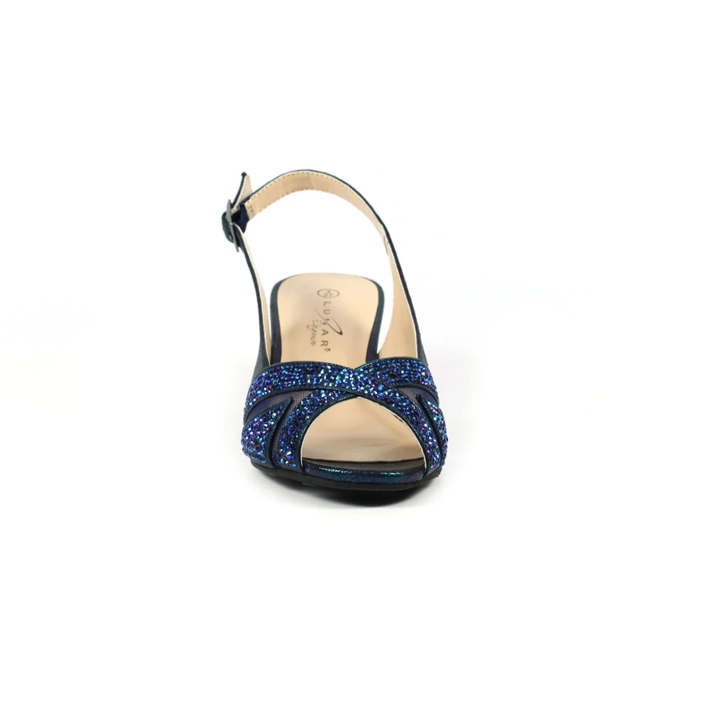 LUNAR Emmerline Navy Slingback Wedge 6 LUNAR Emmerline Navy Slingback Wedge - Image 4