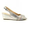 LUNAR Emmerline Silver Slingback Wedge