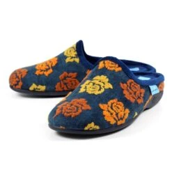 LUNAR Empire Blue Mule Slipper -Chic Ladies Shoes Store empire blue mule slipper p6102 363162 image