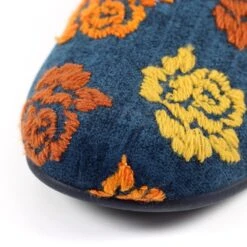 LUNAR Empire Blue Mule Slipper -Chic Ladies Shoes Store empire blue mule slipper p6102 363164 image