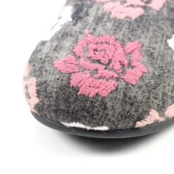 LUNAR Empire Grey Mule Slipper -Chic Ladies Shoes Store empire grey mule slipper p6103 363170 image