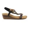 LUNAR Epsom Black Wedge Sandal -Chic Ladies Shoes Store epsom black wedge sandal p6402 404398 image