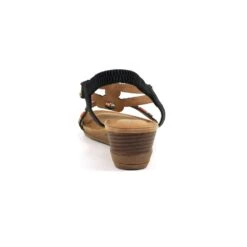 LUNAR Epsom Black Wedge Sandal -Chic Ladies Shoes Store epsom black wedge sandal p6402 404422 image