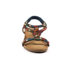 LUNAR Epsom Navy Wedge Sandal -Chic Ladies Shoes Store epsom navy wedge sandal p6403 404458 image