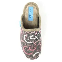 LUNAR Erin II Grey Mule Slipper -Chic Ladies Shoes Store erin ii grey mule slipper p6867 390015 image