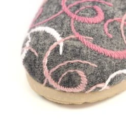 LUNAR Erin II Grey Mule Slipper -Chic Ladies Shoes Store erin ii grey mule slipper p6867 390021 image