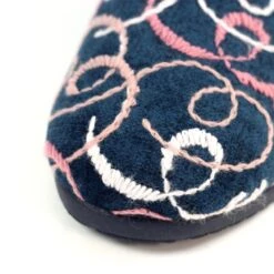 LUNAR Erin II Navy Mule Slipper -Chic Ladies Shoes Store erin ii navy mule slipper p6855 389451 image