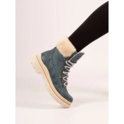 LUNAR Evelyn Mid Blue Waterproof Boot -Chic Ladies Shoes Store evelyn mid blue waterproof boot p7732 444761 image