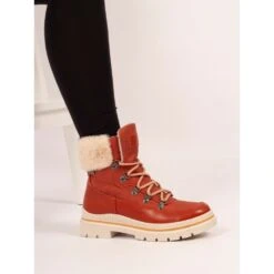 LUNAR Evelyn Orange Waterproof Boot -Chic Ladies Shoes Store evelyn orange waterproof boot p7733 444719 image