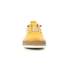 LUNAR Evie Mustard Leather Plimsoll -Chic Ladies Shoes Store evie mustard leather plimsoll p7131 407953 image