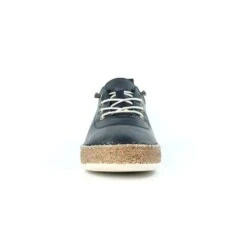 LUNAR Evie Navy Leather Plimsoll -Chic Ladies Shoes Store evie navy leather plimsoll p7129 407833 image