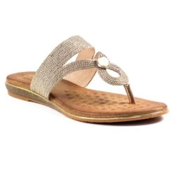 LUNAR Ezra Rose Gold Sandal -Chic Ladies Shoes Store ezra rose gold sandal p5648 339994 image
