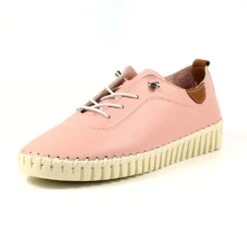 LUNAR Flamborough Pale Pink Leather Shoe -Chic Ladies Shoes Store flamborough pale pink leather shoe p6354 374157 image