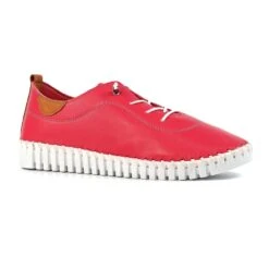 LUNAR Flamborough Raspberry Leather Shoe -Chic Ladies Shoes Store flamborough raspberry leather shoe p7143 408807 image