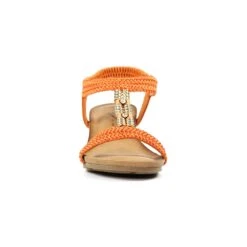 LUNAR Florence Orange Wedge Sandal -Chic Ladies Shoes Store florence orange wedge sandal p7345 421744 image
