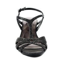 LUNAR Francie Wide Fit Black Gemstone Sandal -Chic Ladies Shoes Store francie wide fit black gemstone sandal p6737 382436 image