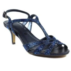 LUNAR Francie Wide Fit Blue Gemstone Sandal -Chic Ladies Shoes Store francie wide fit blue gemstone sandal p6738 382478 image