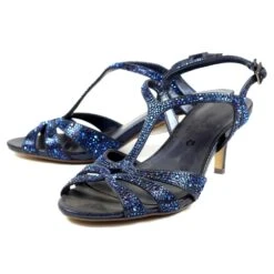 LUNAR Francie Wide Fit Blue Gemstone Sandal -Chic Ladies Shoes Store francie wide fit blue gemstone sandal p6738 382490 image