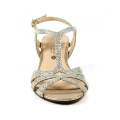 LUNAR Francie Wide Fit Gold Gemstone Sandal -Chic Ladies Shoes Store francie wide fit gold gemstone sandal p6739 382532 image
