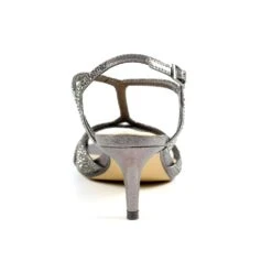 LUNAR Francie Wide Fit Pewter Gemstone Sandal -Chic Ladies Shoes Store francie wide fit pewter gemstone sandal p6740 382574 image