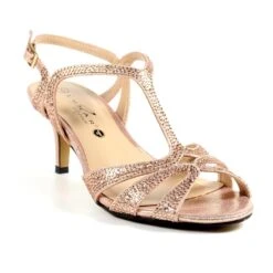 Chic Ladies Shoes Store -Chic Ladies Shoes Store francie wide fit rose gemstone sandal p6741 382610 image