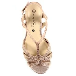 LUNAR Francie Wide Fit Rose Gemstone Sandal -Chic Ladies Shoes Store francie wide fit rose gemstone sandal p6741 382640 image