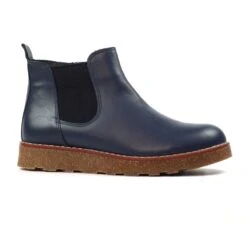 LUNAR Georgie Navy Leather Boot -Chic Ladies Shoes Store georgie navy leather boot p7634 437969 image