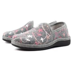 LUNAR Gibson Grey Slipper -Chic Ladies Shoes Store gibson grey slipper p7574 434509 image
