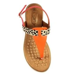 LUNAR Gina Orange Sandal -Chic Ladies Shoes Store gina orange sandal p6386 404386 image
