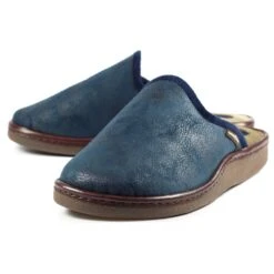 Goodyear Glen Navy Mule Slipper -Chic Ladies Shoes Store glen navy mule slipper p6811 387140 image