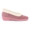 LUNAR Glynis Heather Fur Trim Wedge Slipper -Chic Ladies Shoes Store glynis heather fur trim wedge slipper p4763 290076 image