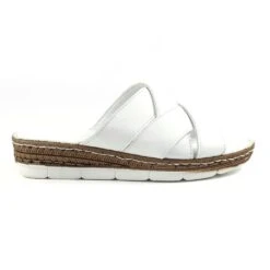 LUNAR Gwen White Leather Sandal -Chic Ladies Shoes Store gwen white leather sandal p6361 374596 image