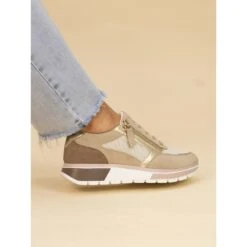LUNAR Haller Beige Trainer -Chic Ladies Shoes Store haller beige trainer p6548 392480 image