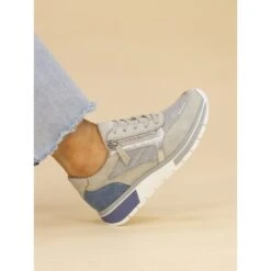LUNAR Haller Grey Trainer -Chic Ladies Shoes Store haller grey trainer p6549 392498 image
