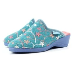 LUNAR Harlow Teal Slipper -Chic Ladies Shoes Store harlow teal slipper p7533 432525 image