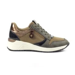 LUNAR Hazel Khaki Wedge Trainer