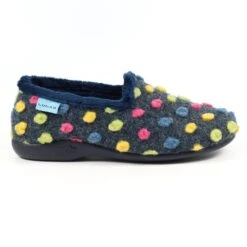 LUNAR Helix Blue Polka Dot Slipper
