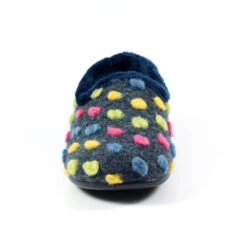 LUNAR Helix Blue Polka Dot Slipper -Chic Ladies Shoes Store helix blue polka dot slipper p6801 386513 image