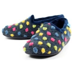LUNAR Helix Blue Polka Dot Slipper -Chic Ladies Shoes Store helix blue polka dot slipper p6801 386525 image