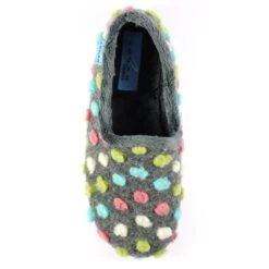 LUNAR Helix Grey Polka Dot Slipper -Chic Ladies Shoes Store helix grey polka dot slipper p5432 323541 image