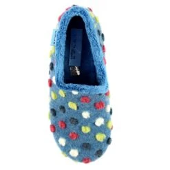 LUNAR Helix Mid Blue Polka Dot Slipper -Chic Ladies Shoes Store helix mid blue polka dot slipper p5960 358672 image