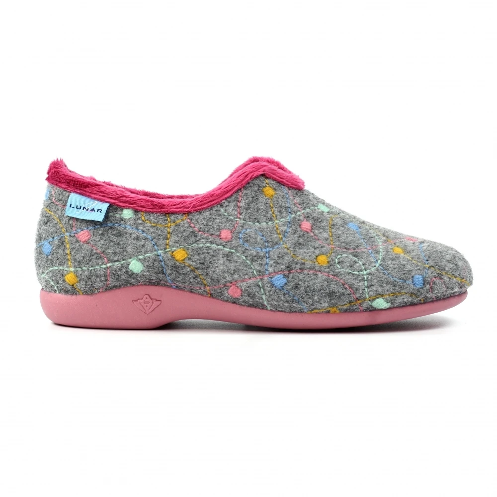 LUNAR Helsinki Grey Slipper 3 LUNAR Helsinki Grey Slipper