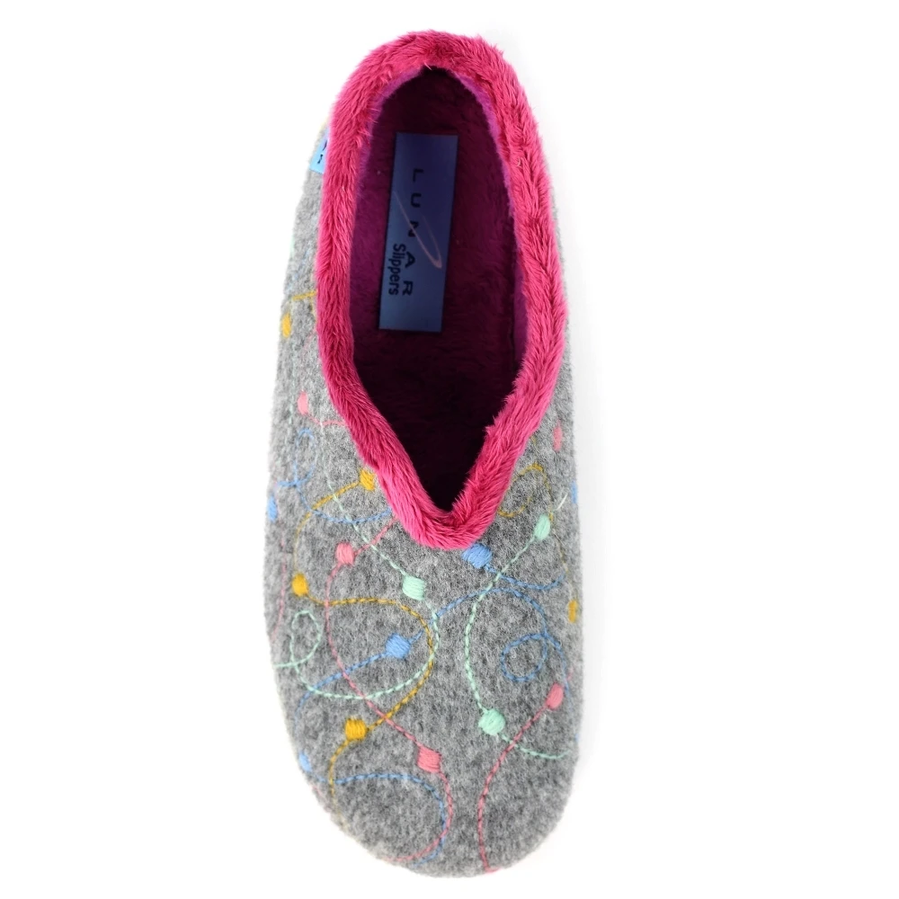 LUNAR Helsinki Grey Slipper 10 LUNAR Helsinki Grey Slipper - Image 8