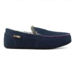 Henry Navy Slipper