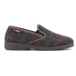 Hughes Grey Slipper