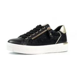 LUNAR Hype Black Trainer -Chic Ladies Shoes Store hype black trainer p7620 436080 image