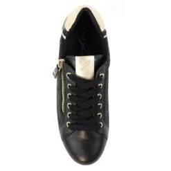 LUNAR Hype Black Trainer -Chic Ladies Shoes Store hype black trainer p7620 436098 image