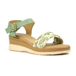LUNAR Indiana Green Sandal -Chic Ladies Shoes Store indiana green sandal p7432 426342 image