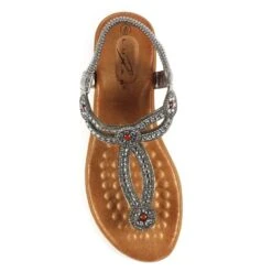 LUNAR Iona Pewter Sandal -Chic Ladies Shoes Store iona pewter sandal p6588 379920 image