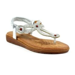 LUNAR Iona Silver Sandal -Chic Ladies Shoes Store iona silver sandal p6590 379905 image